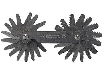 0.35-6.0mm Dưỡng đo ren 22 lá Moore Wright MW809